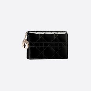 Christian Dior Lady Dior Flap Card Holder